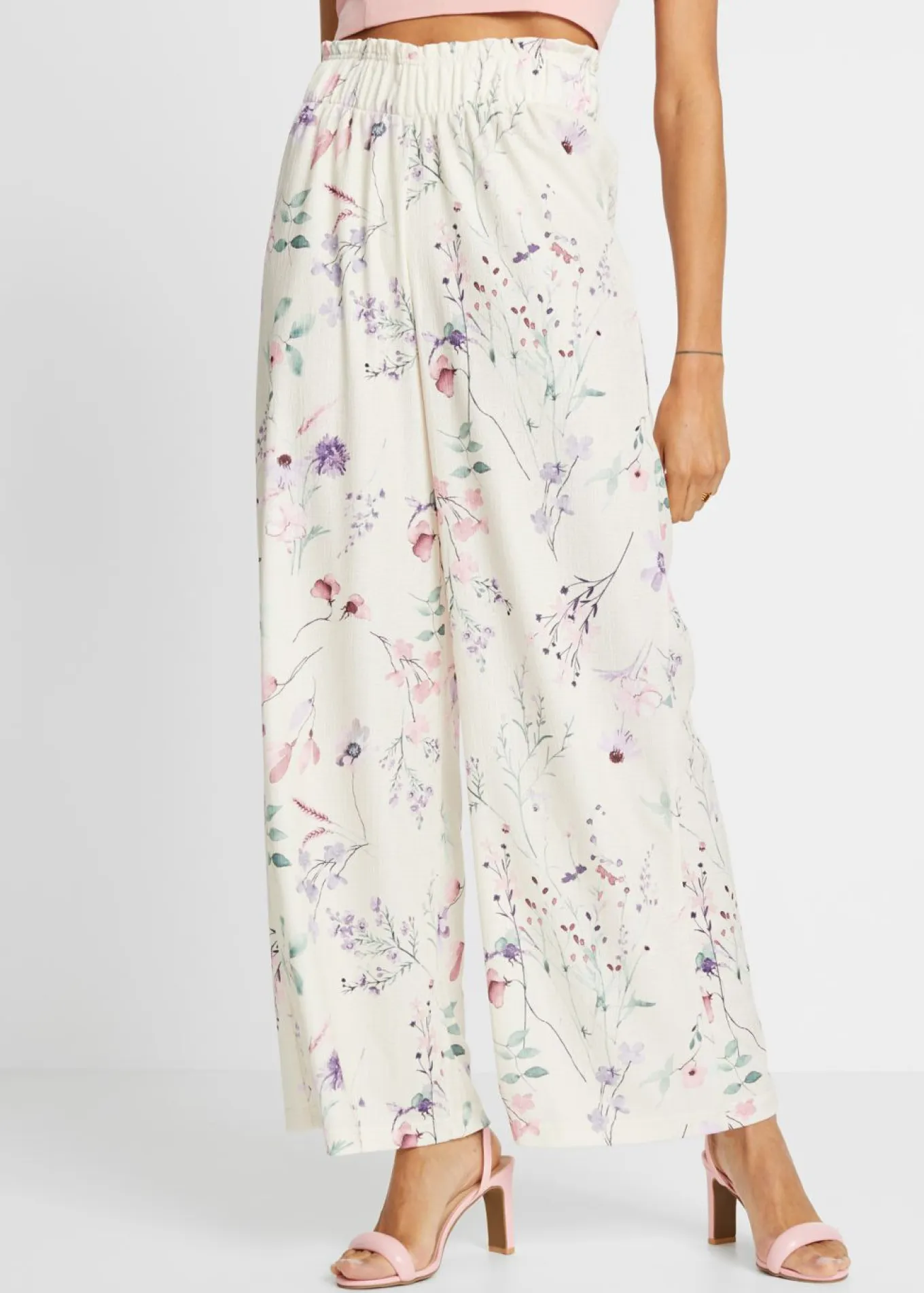 Pantalón de punto de crepé ligero