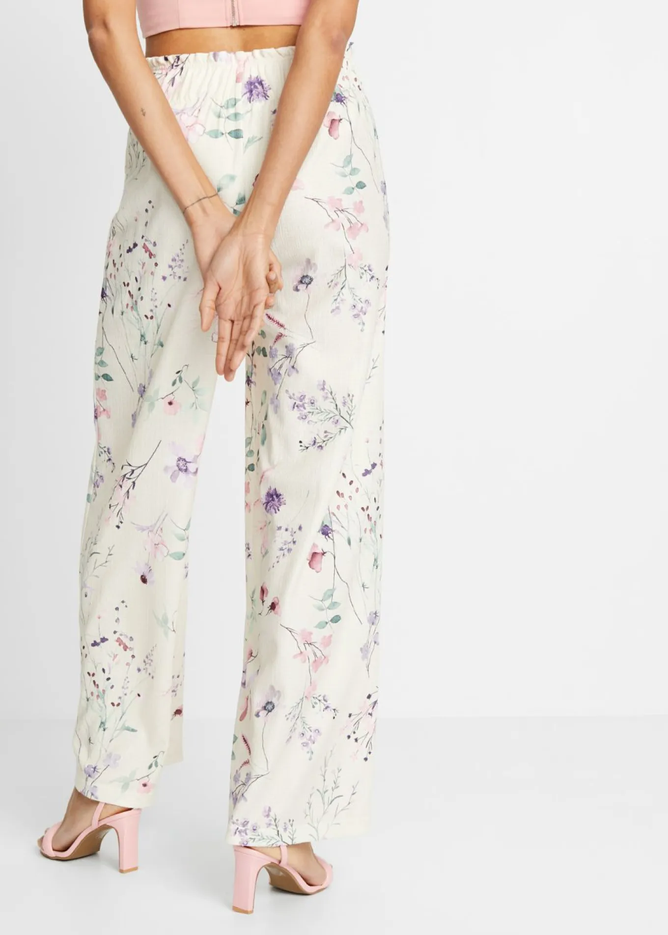 Pantalón de punto de crepé ligero
