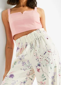 Pantalón de punto de crepé ligero
