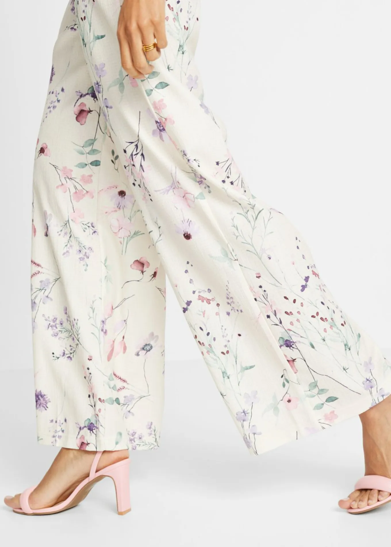 Pantalón de punto de crepé ligero