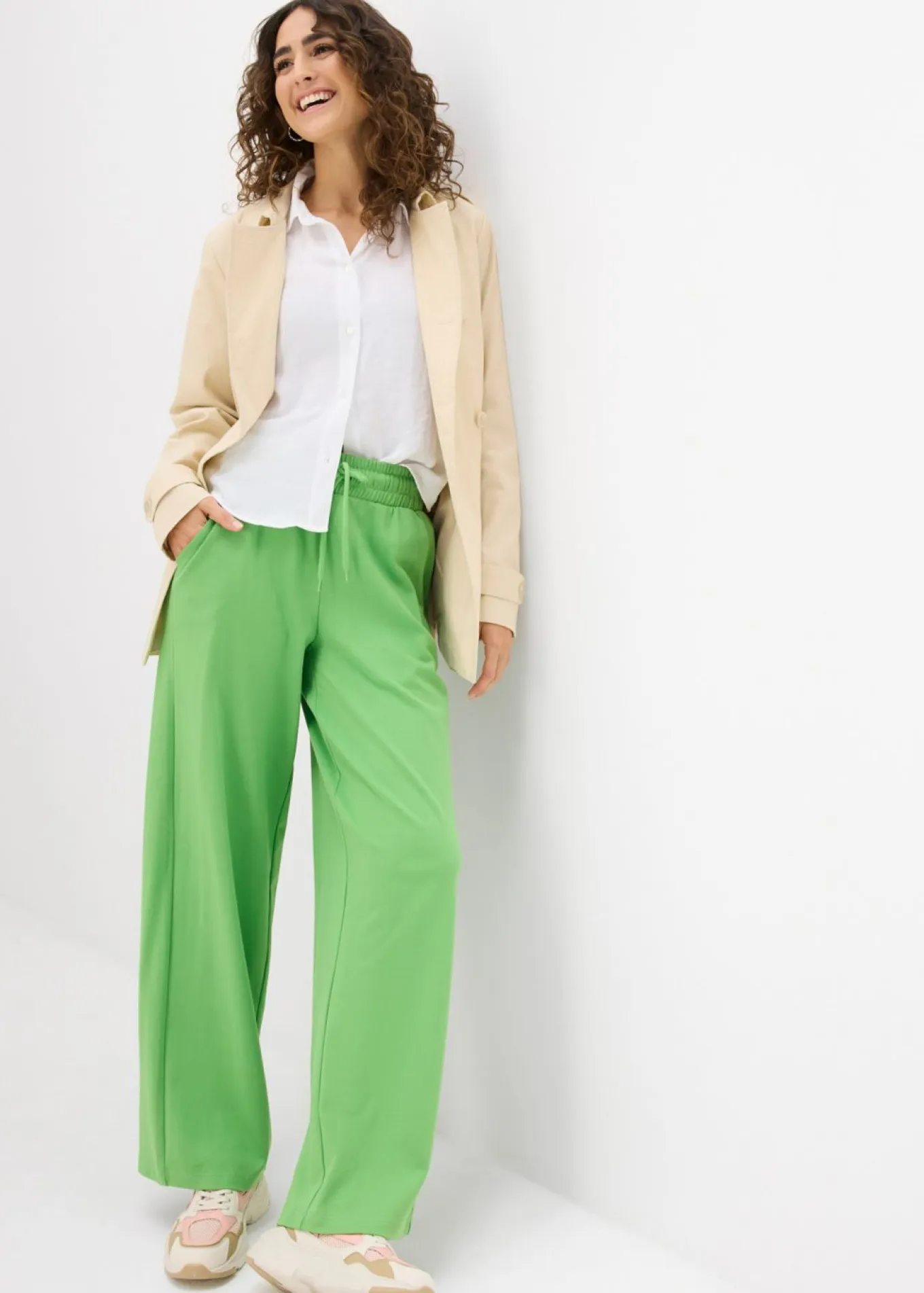 Pantalón de punto de interlock