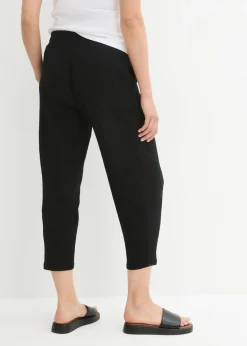 Pantalón de punto de material estructurado