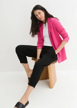 Pantalón de punto de material estructurado
