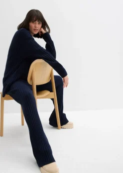 Pantalón de punto de mezcla de viscosa suave