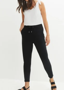 Pantalón de punto de mezcla de algodón elástico