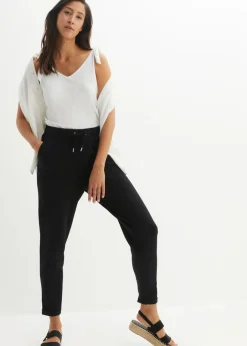 Pantalón de punto de mezcla de algodón elástico