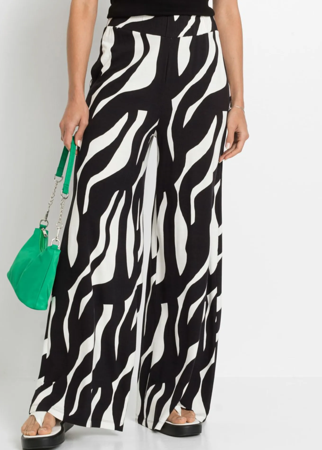 Pantalón de punto de mezcla de viscosa suave