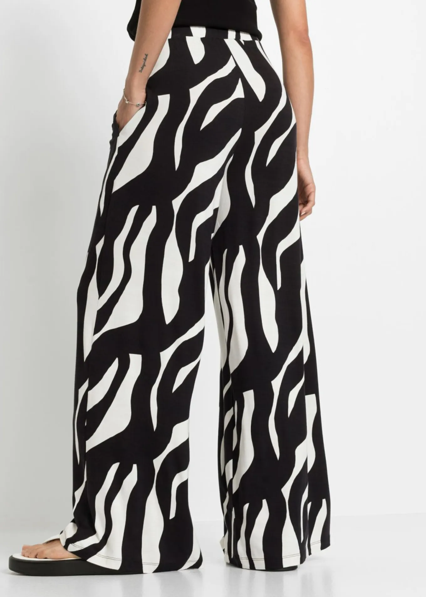 Pantalón de punto de mezcla de viscosa suave