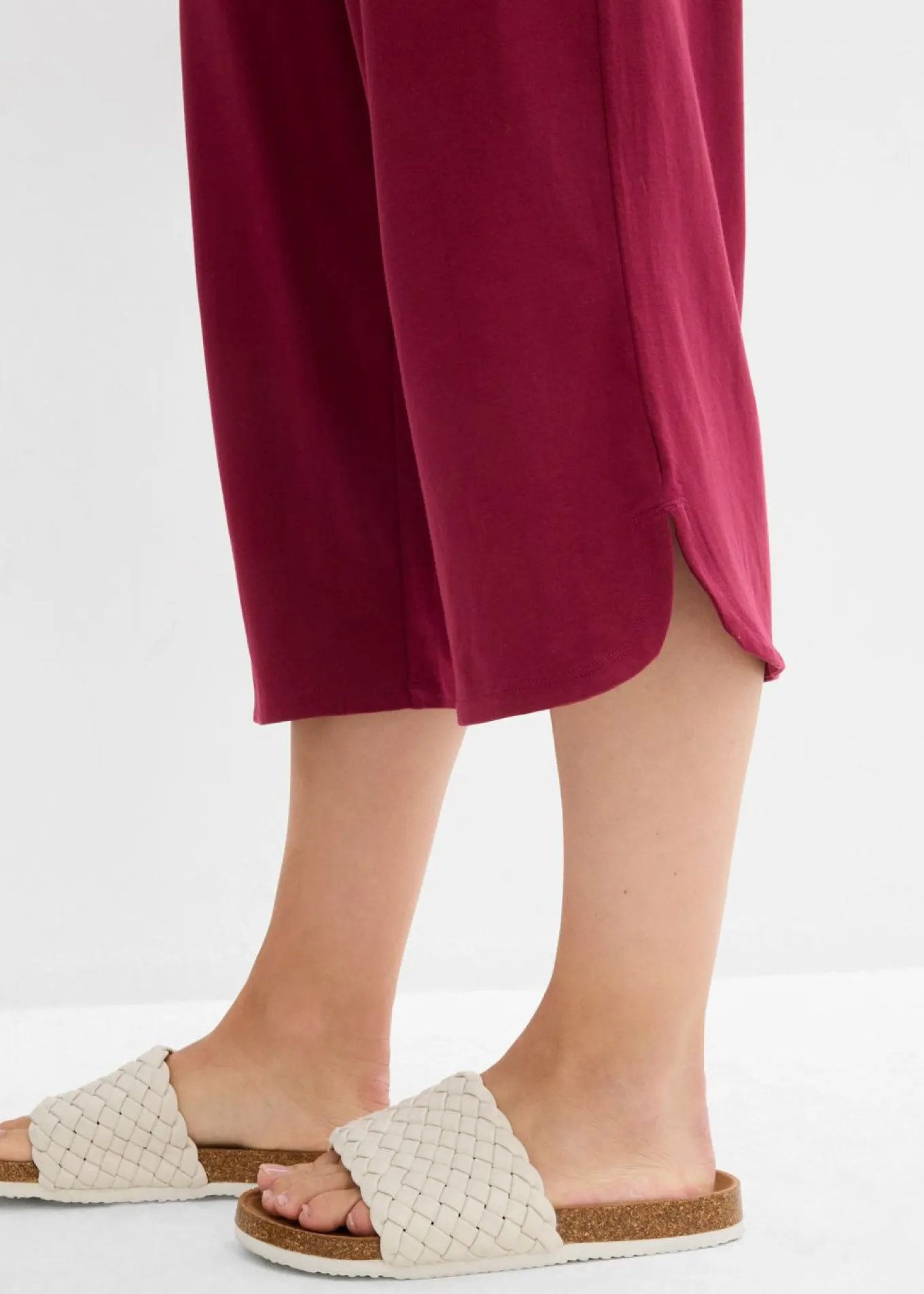 Pantalón de punto de mezcla de algodón