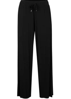 Pantalón de punto de mezcla de viscosa fluida