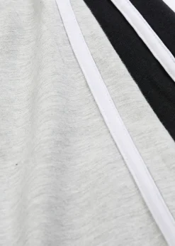 Pantalón de punto de mezcla de algodón orgánico elástico (2 unidades)