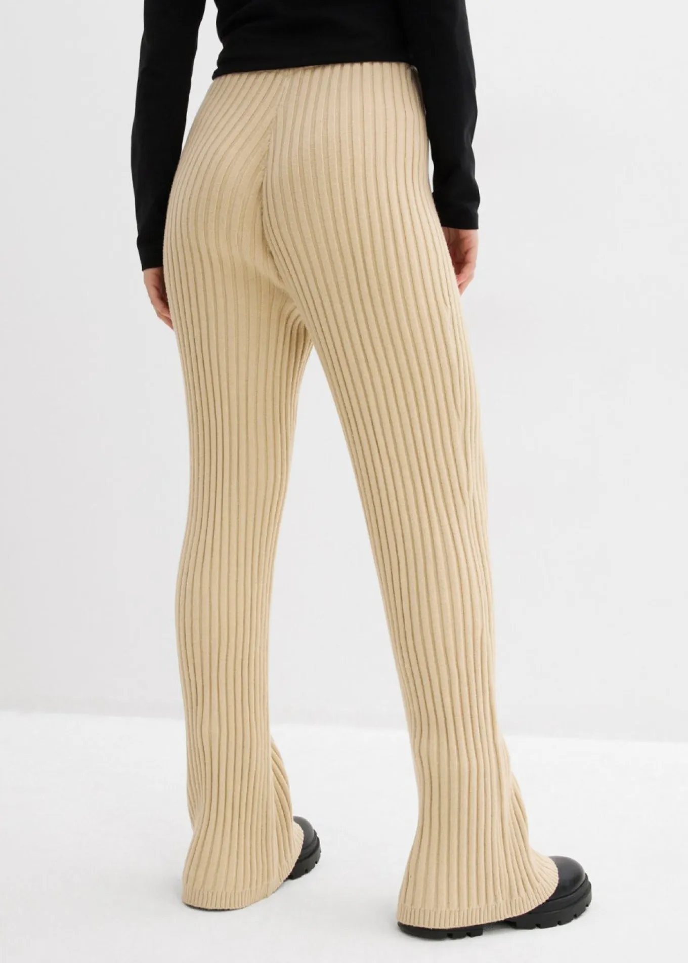 Pantalón de punto de mezcla de viscosa suave