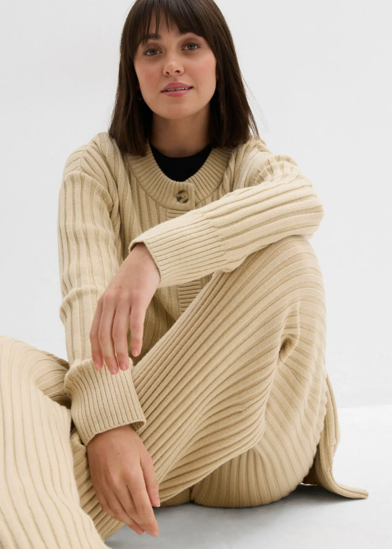 Pantalón de punto de mezcla de viscosa suave