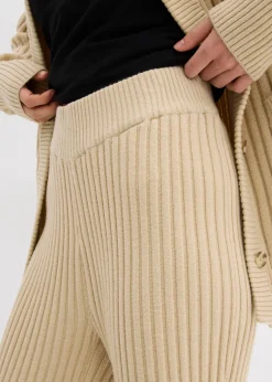 Pantalón de punto de mezcla de viscosa suave