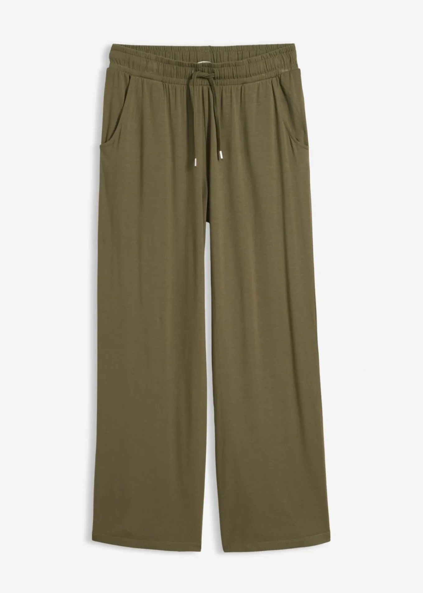 Pantalón de punto de mezcla de viscosa fluida