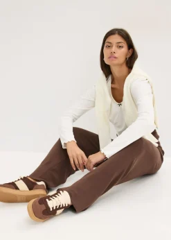 Pantalón de punto de mezcla de viscosa suave