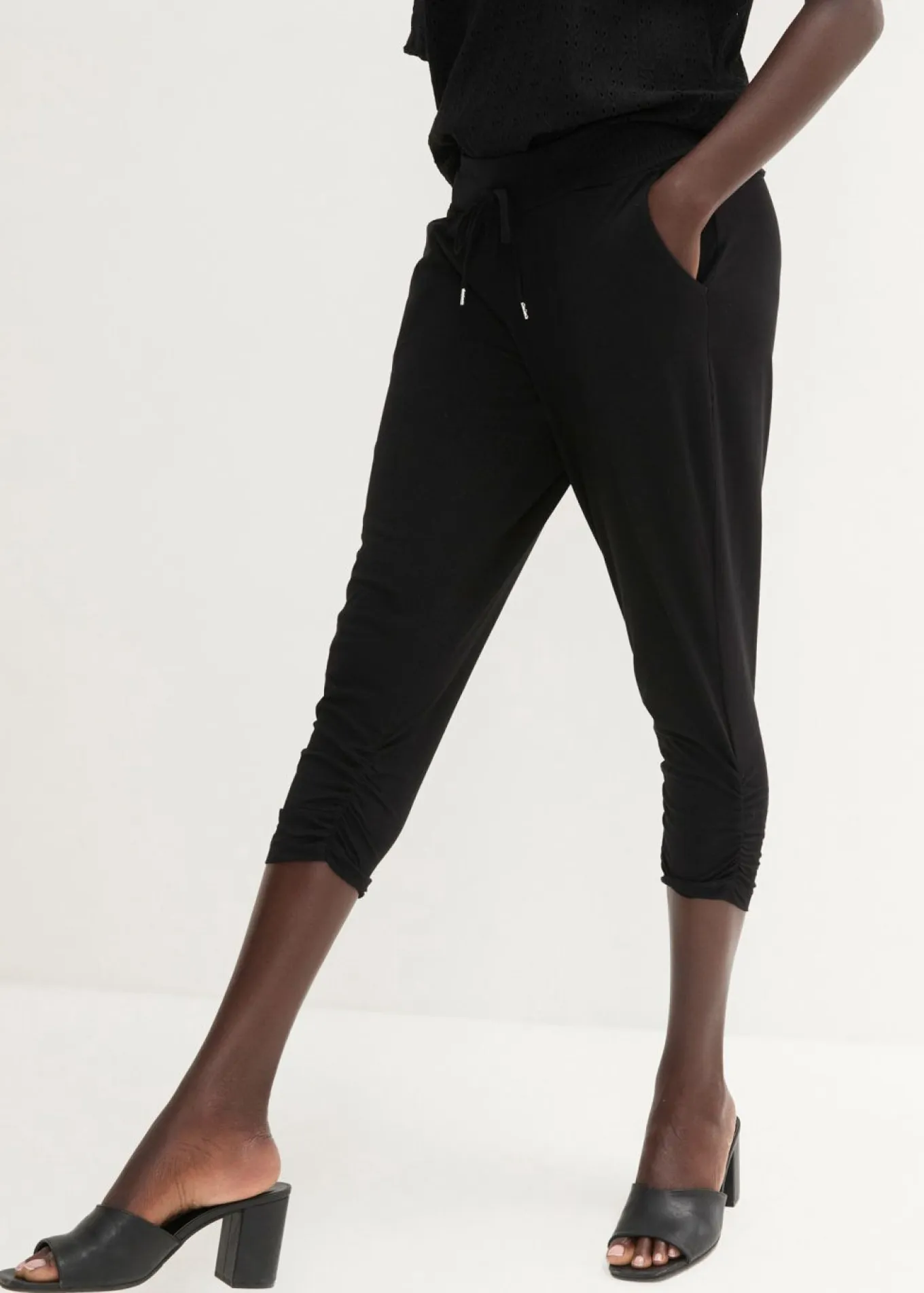 Pantalón de punto de mezcla de algodón