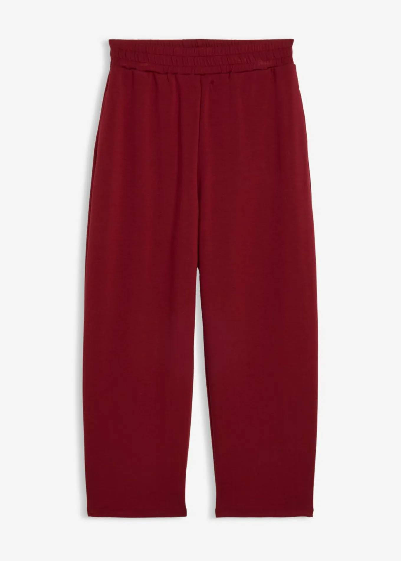 Pantalón de punto de neopreno con corte barrel