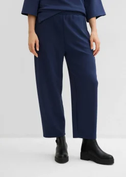 Pantalón de punto de neopreno con corte barrel