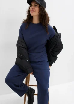 Pantalón de punto de neopreno con corte barrel