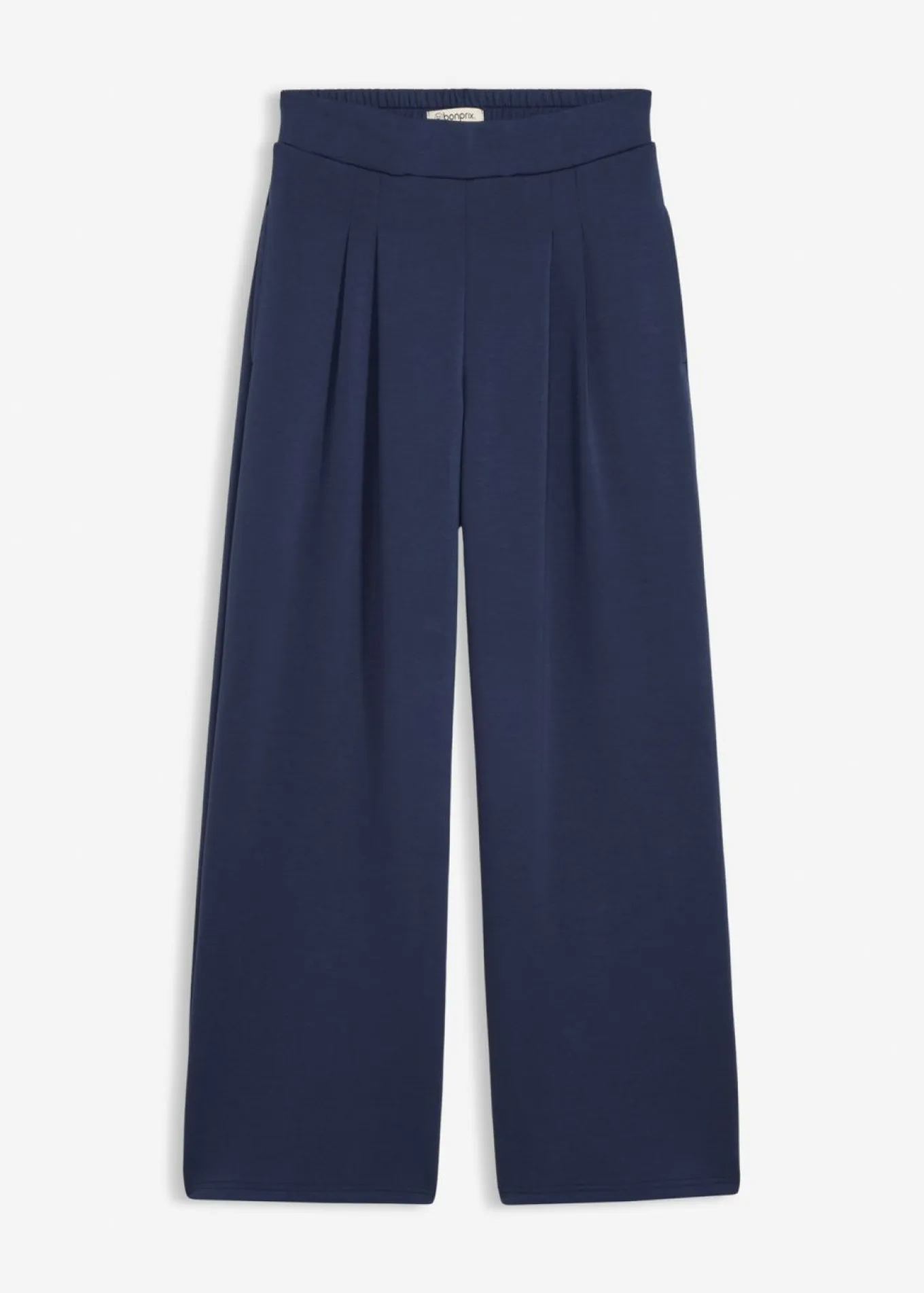 Pantalón de punto de neopreno con pinzas