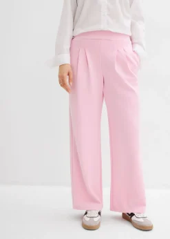 Pantalón de punto de neopreno con pinzas
