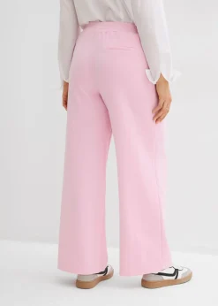 Pantalón de punto de neopreno con pinzas