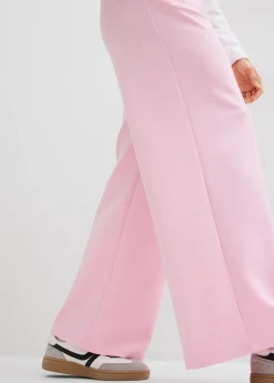 Pantalón de punto de neopreno con pinzas