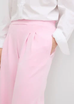 Pantalón de punto de neopreno con pinzas