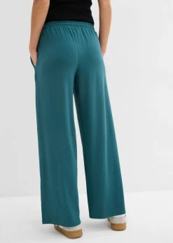 Pantalón de punto de viscosa fluida