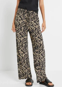 Pantalón de punto de viscosa fluida