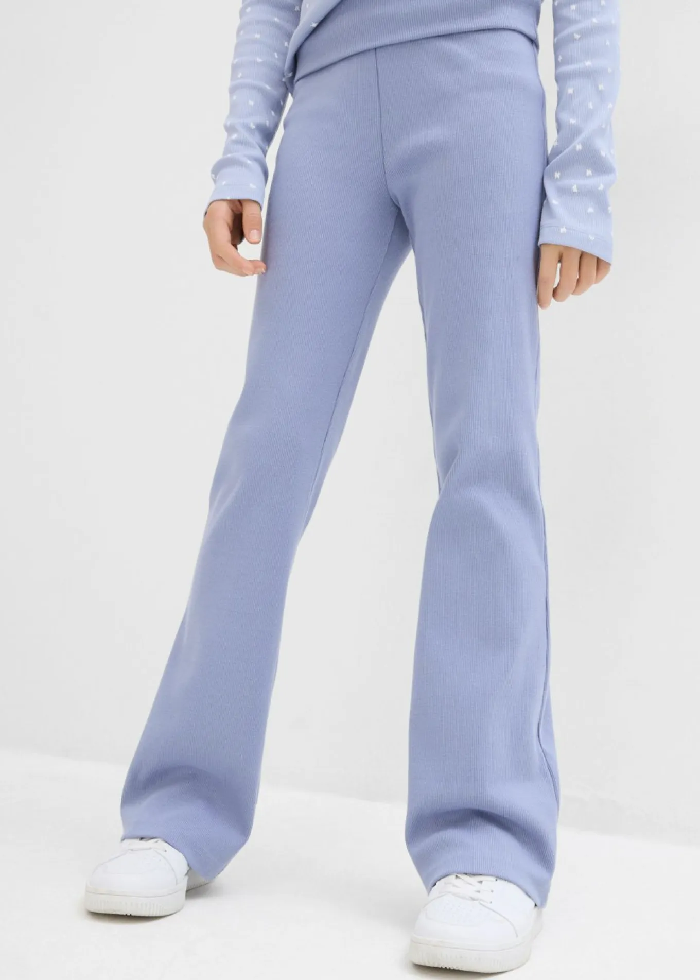Pantalón de punto elástico con algodón orgánico