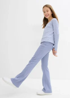 Pantalón de punto elástico con algodón orgánico