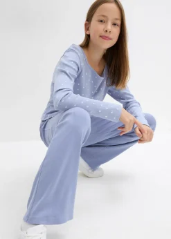 Pantalón de punto elástico con algodón orgánico