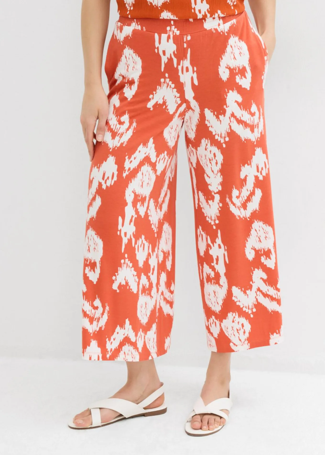 Pantalón de punto en mezcla de viscosa