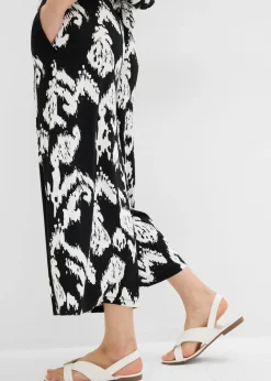 Pantalón de punto en mezcla de viscosa