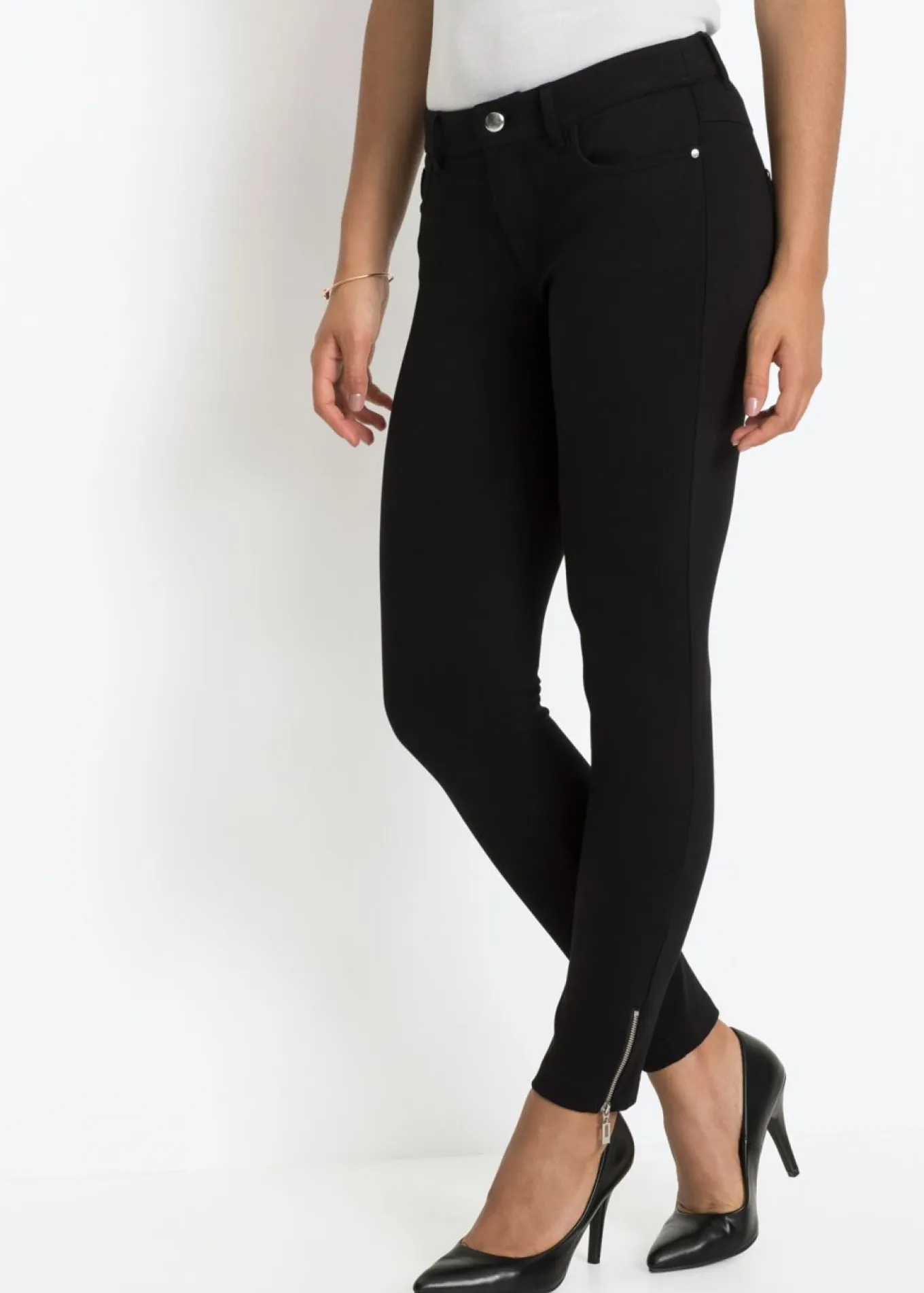 Pantalón de punto en mezcla de viscosa