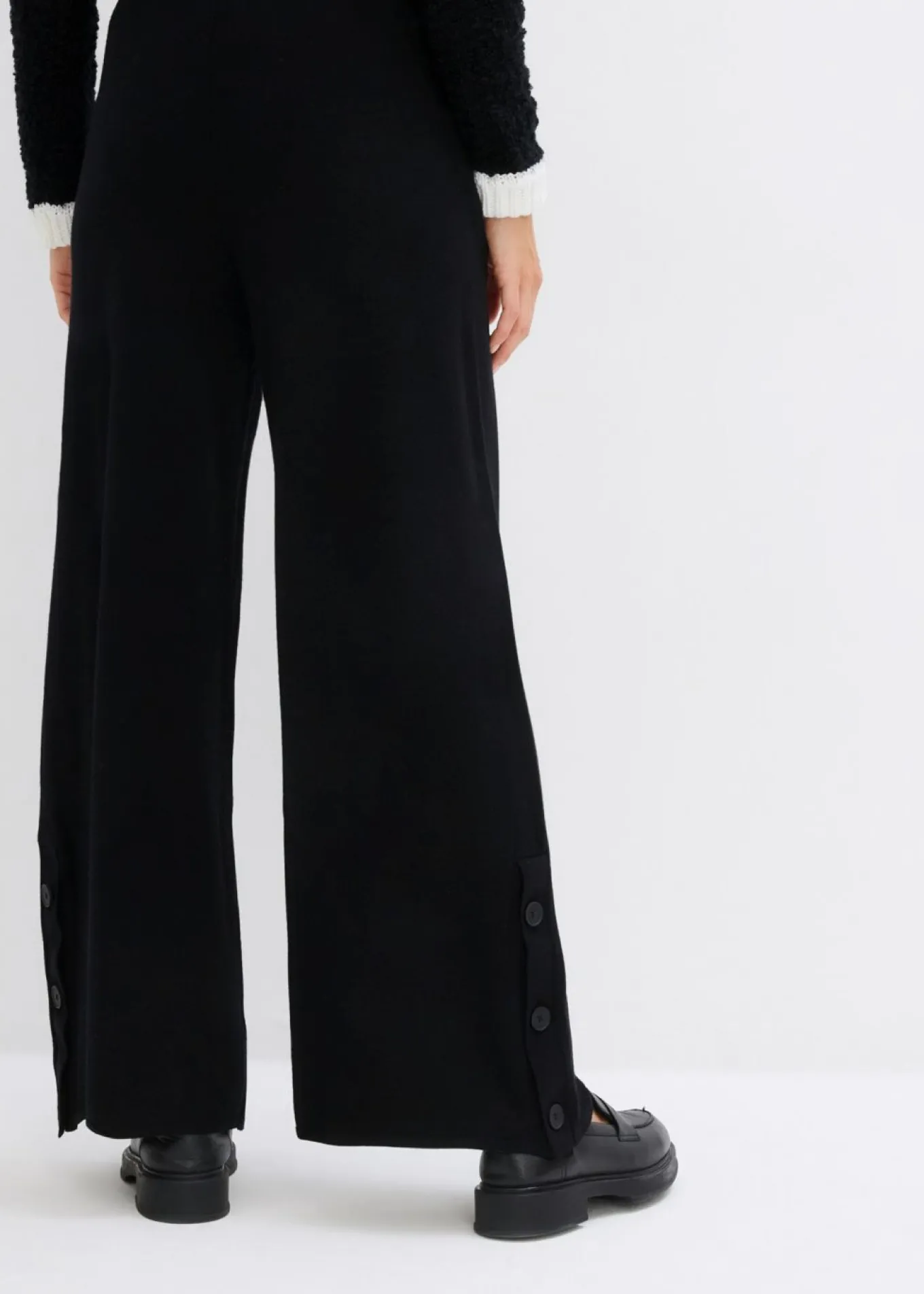 Pantalón de punto sin cierre