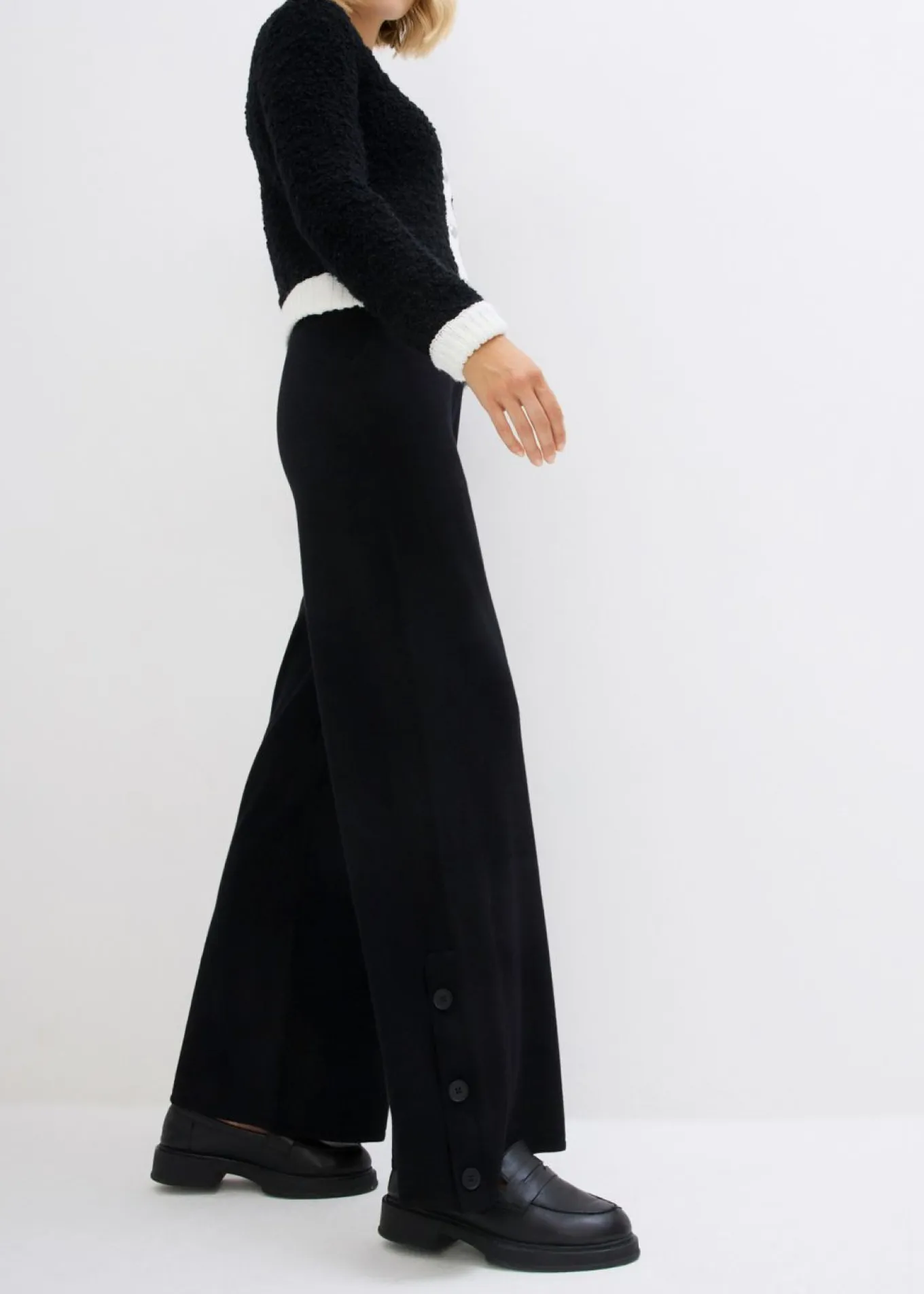 Pantalón de punto sin cierre