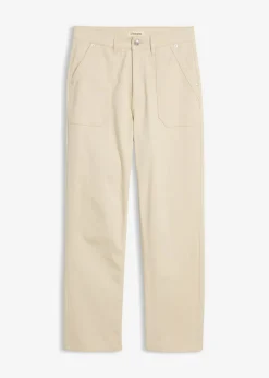 Pantalón de sarga acortado