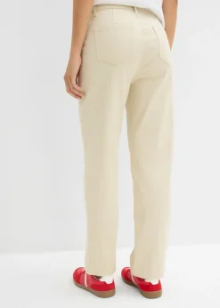 Pantalón de sarga acortado