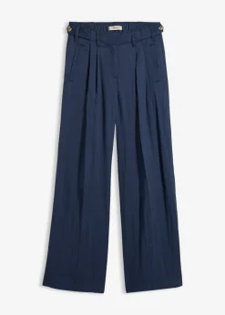Pantalón de sarga con ajuste en la cintura