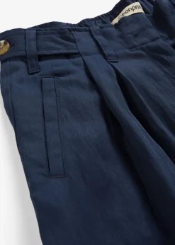 Pantalón de sarga con ajuste en la cintura