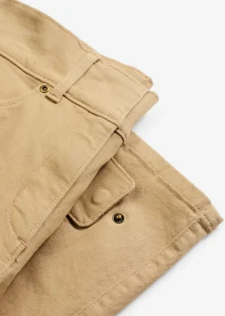 Pantalón de sarga con cintura alta