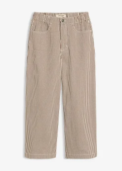 Pantalón de sarga con cintura cómoda
