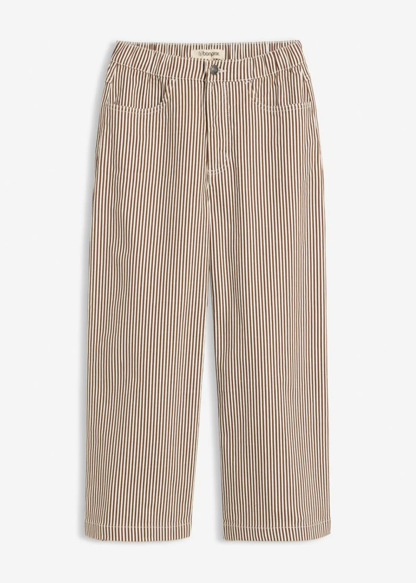 Pantalón de sarga con cintura cómoda