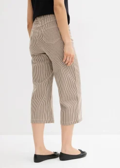 Pantalón de sarga con cintura cómoda