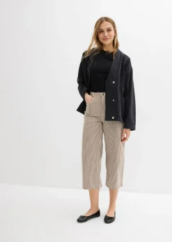 Pantalón de sarga con cintura cómoda
