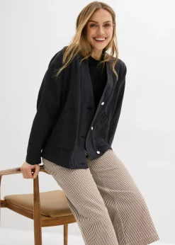 Pantalón de sarga con cintura cómoda
