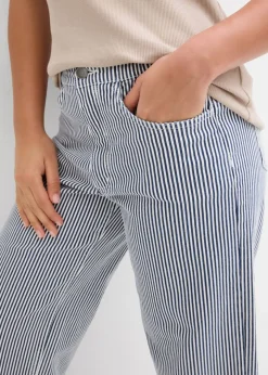 Pantalón de sarga con cintura cómoda